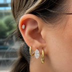 Markiz Taşlı Piercing
