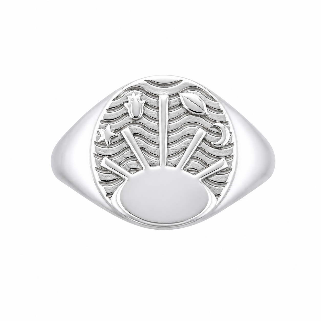 Detailierter Ring mit Figur