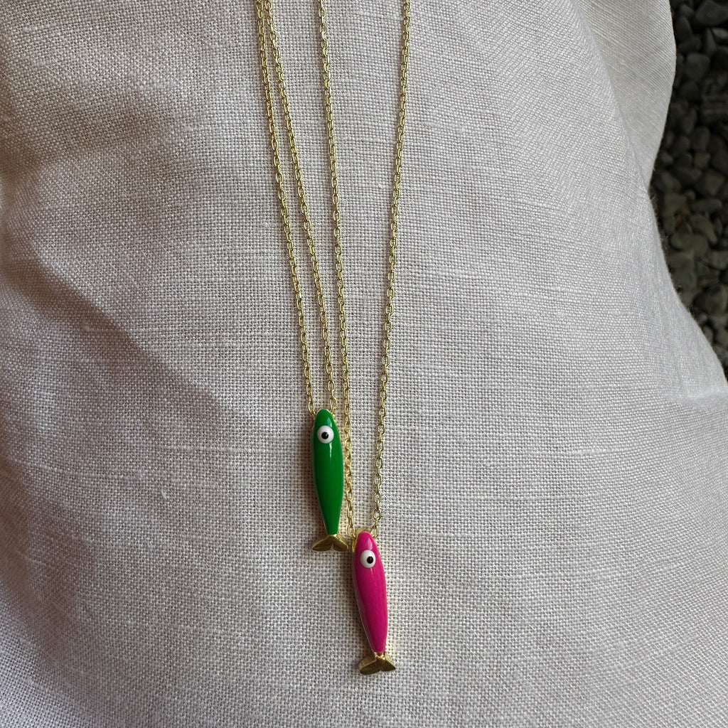 Renkli Balık Kolye