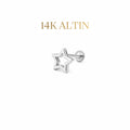 14K Yıldız Piercing