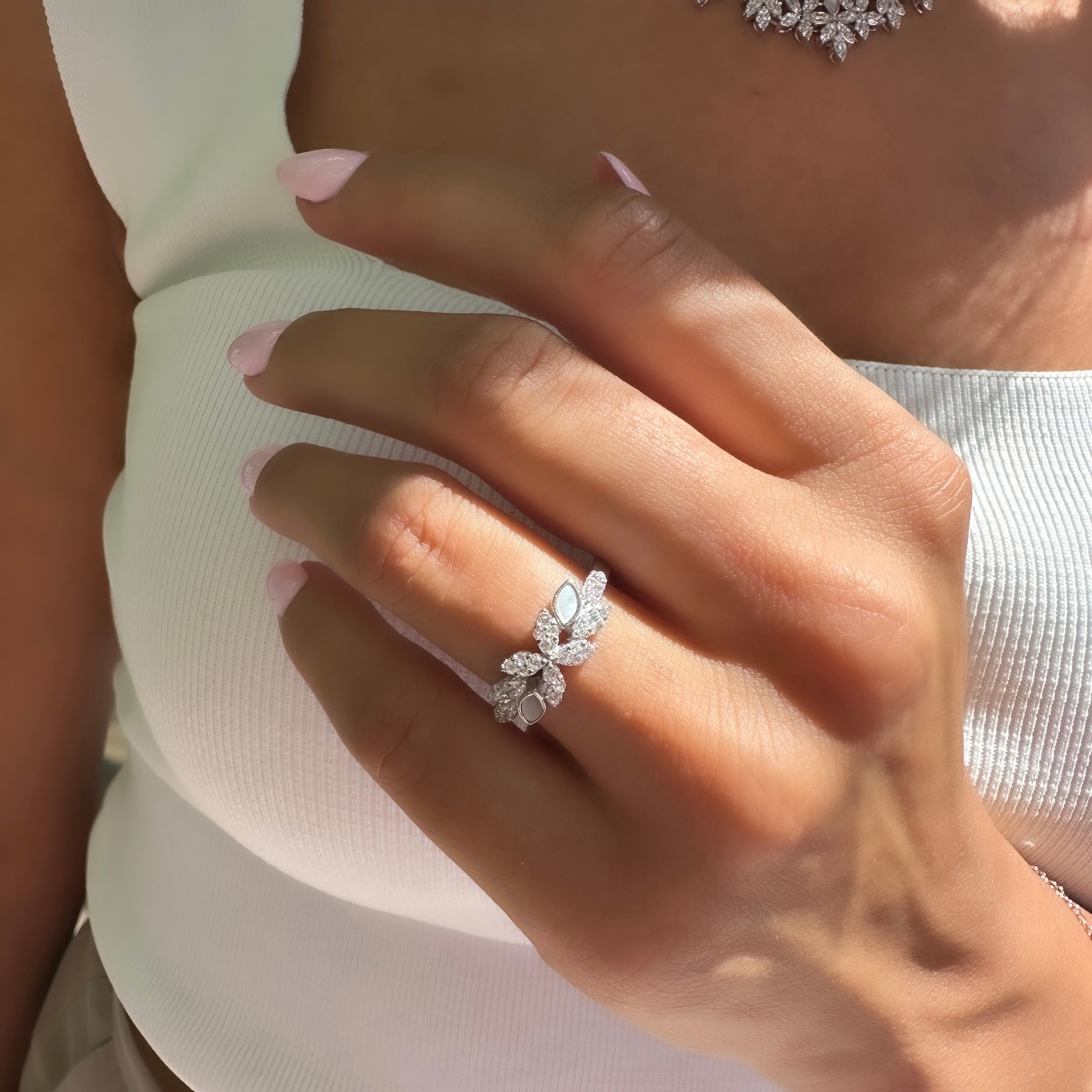 Markiz Taşlı Tasarım Gece Seti