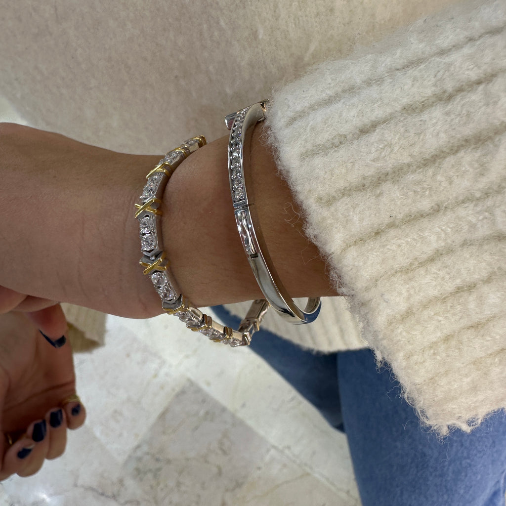 Zweifarbige Steinklemme