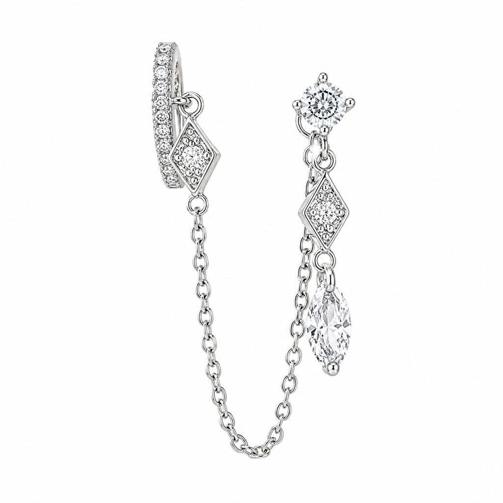 Emma Chain Drop Ohrringe