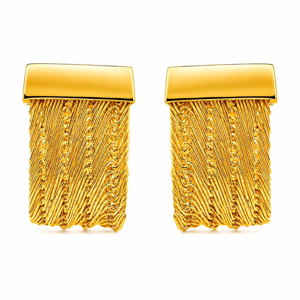5-Row Trabzon Woven Earrings