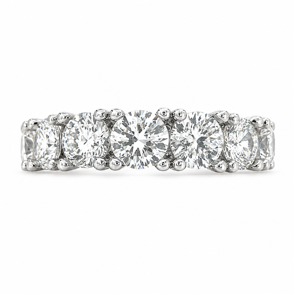 Medium Size Eternity Ring with Stone