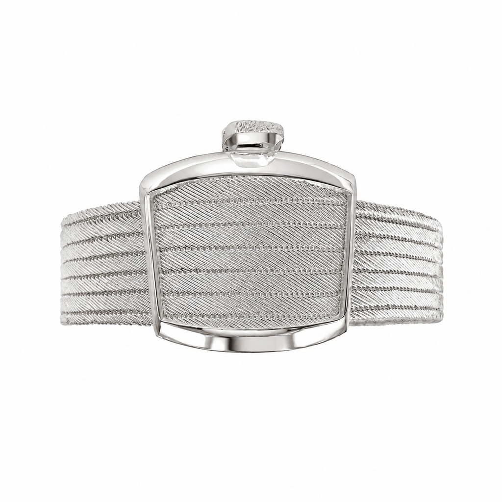 Silver Trabzon Wicker 7-Row Bracelet