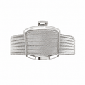 Silbernes Trabzon-Geflecht 7-reihiges Armband
