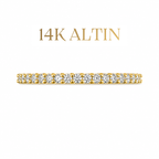 14 Karat Gold Memory Ring