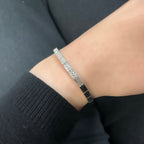 İki Sıra Taşlı Bileklik