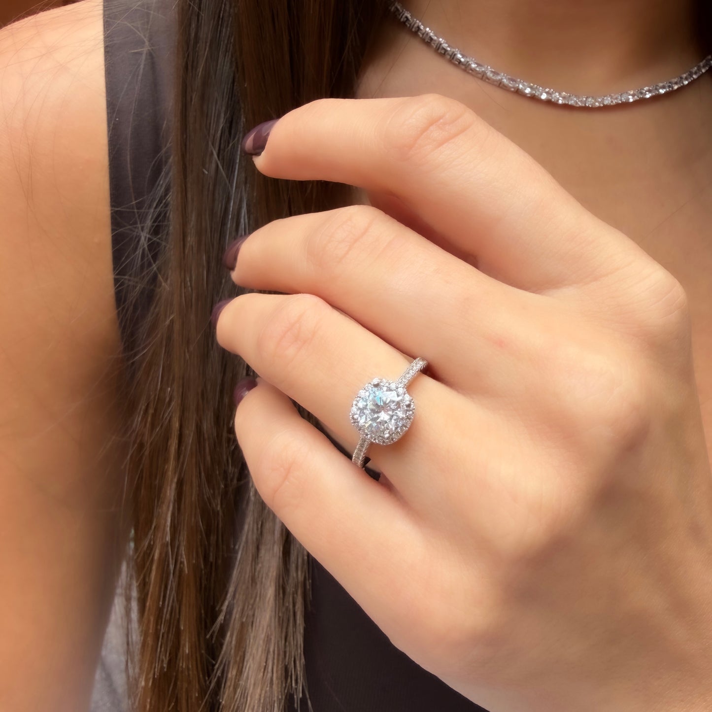 Bir Karat Taşlı Montür Tektaş Yüzük