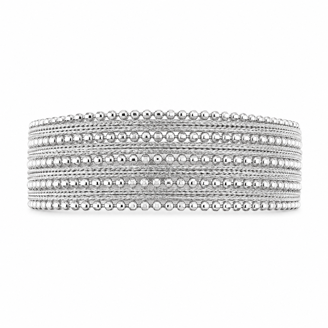 9-reihiges geflochtenes Armband
