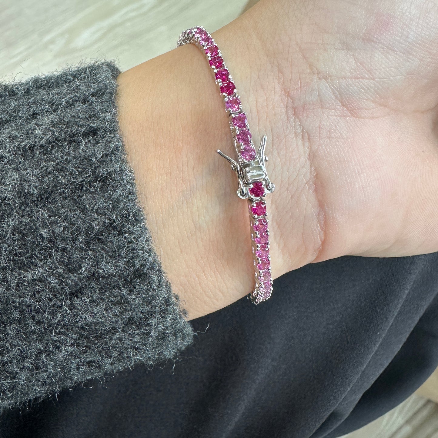 Pink Tone Waterway Bracelet