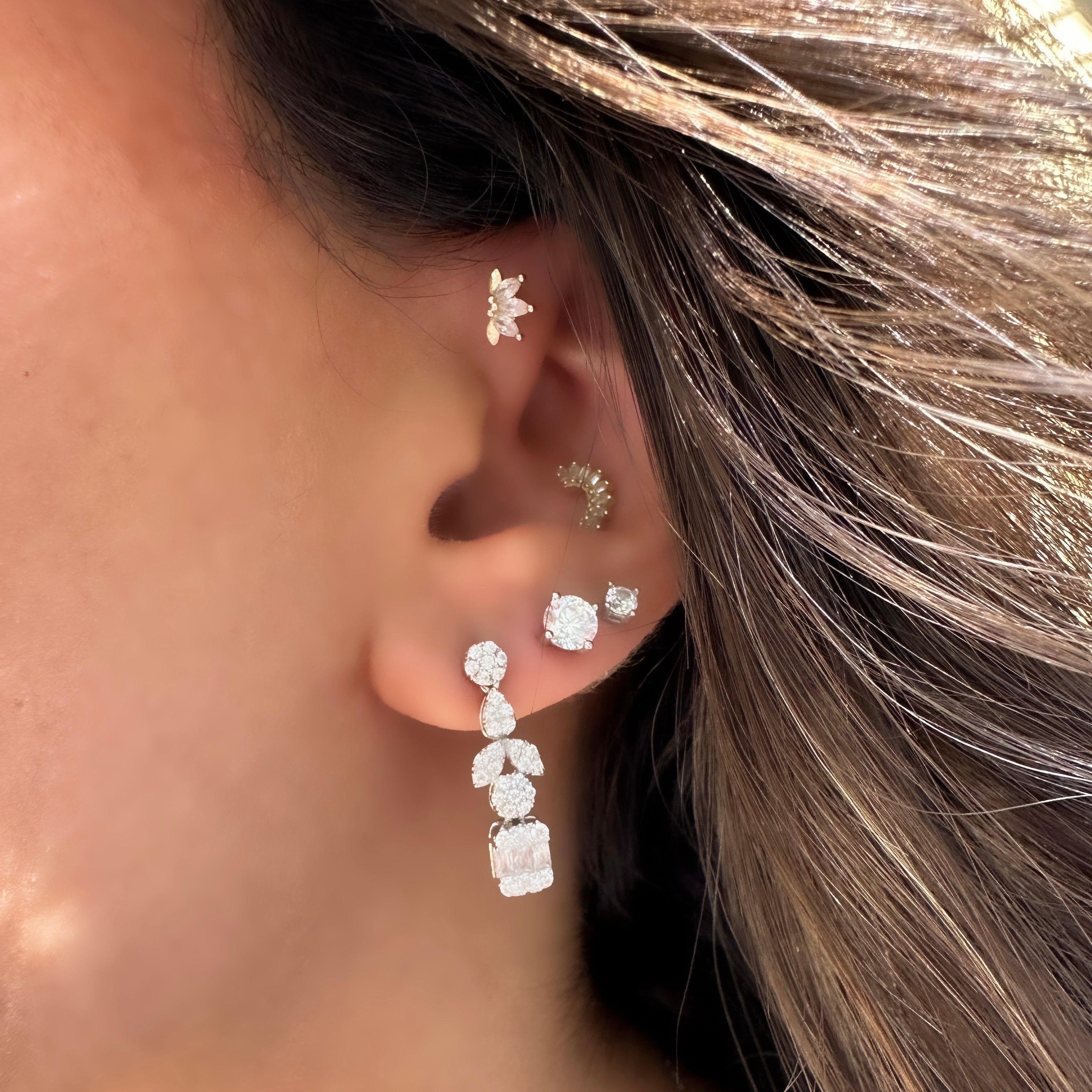 Baget Taşlı Gece Seti