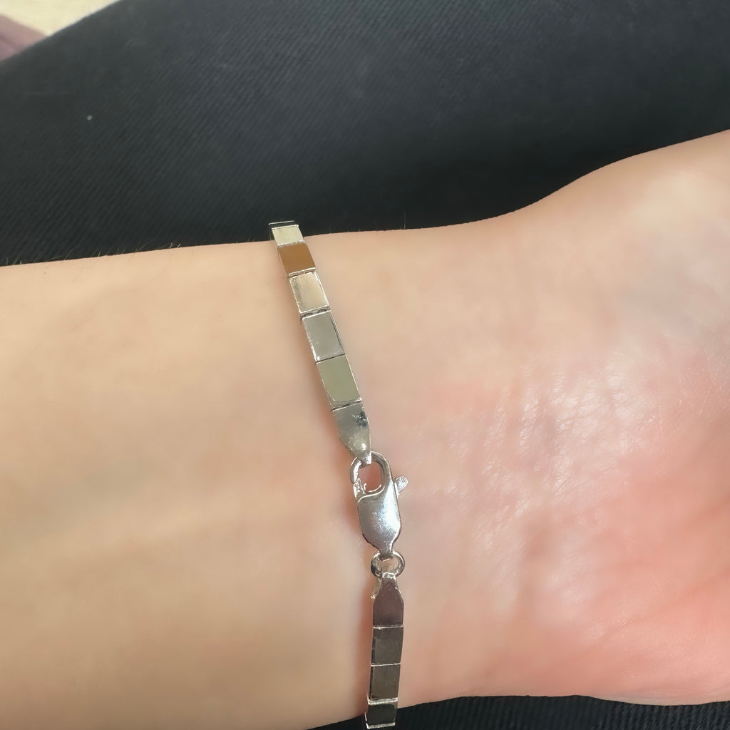 İki Sıra Taşlı Bileklik