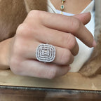 Moderner Baguette-Ring