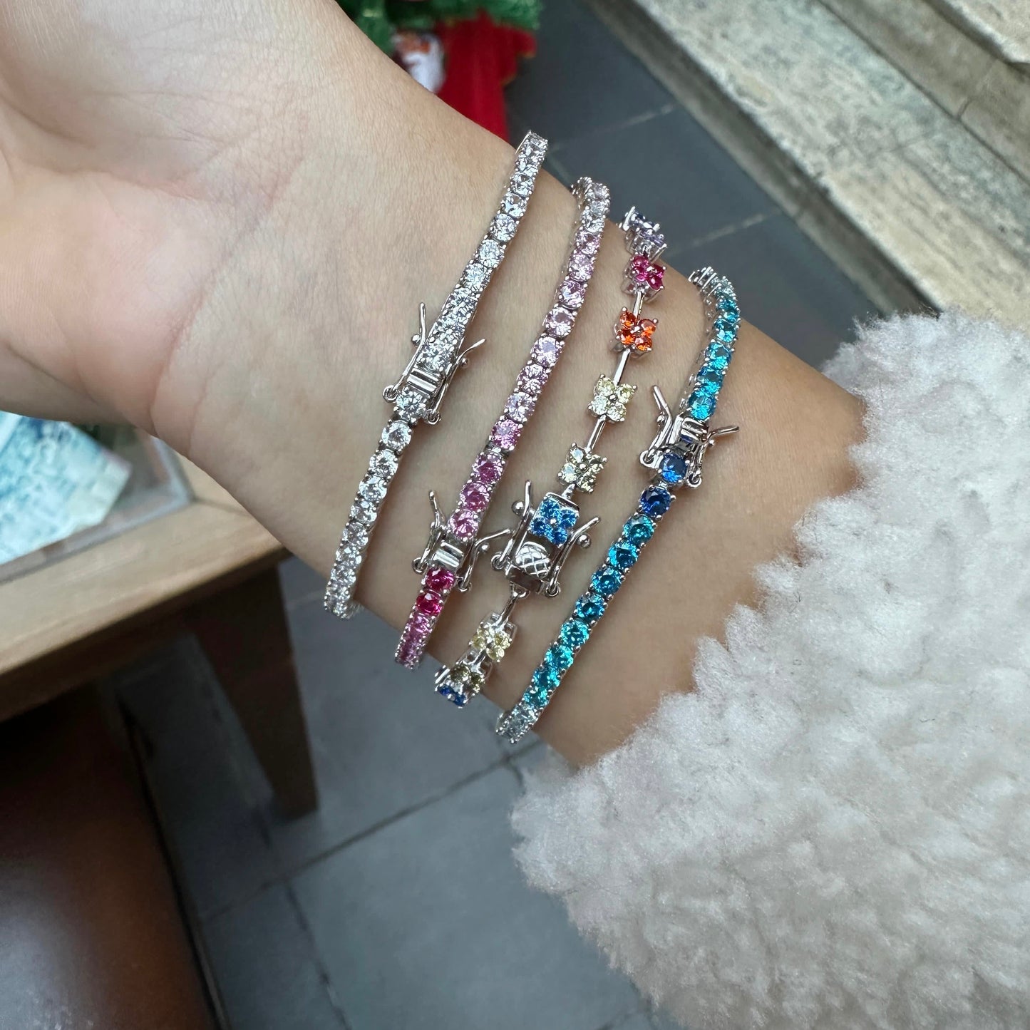 Colorful Flower Bracelet