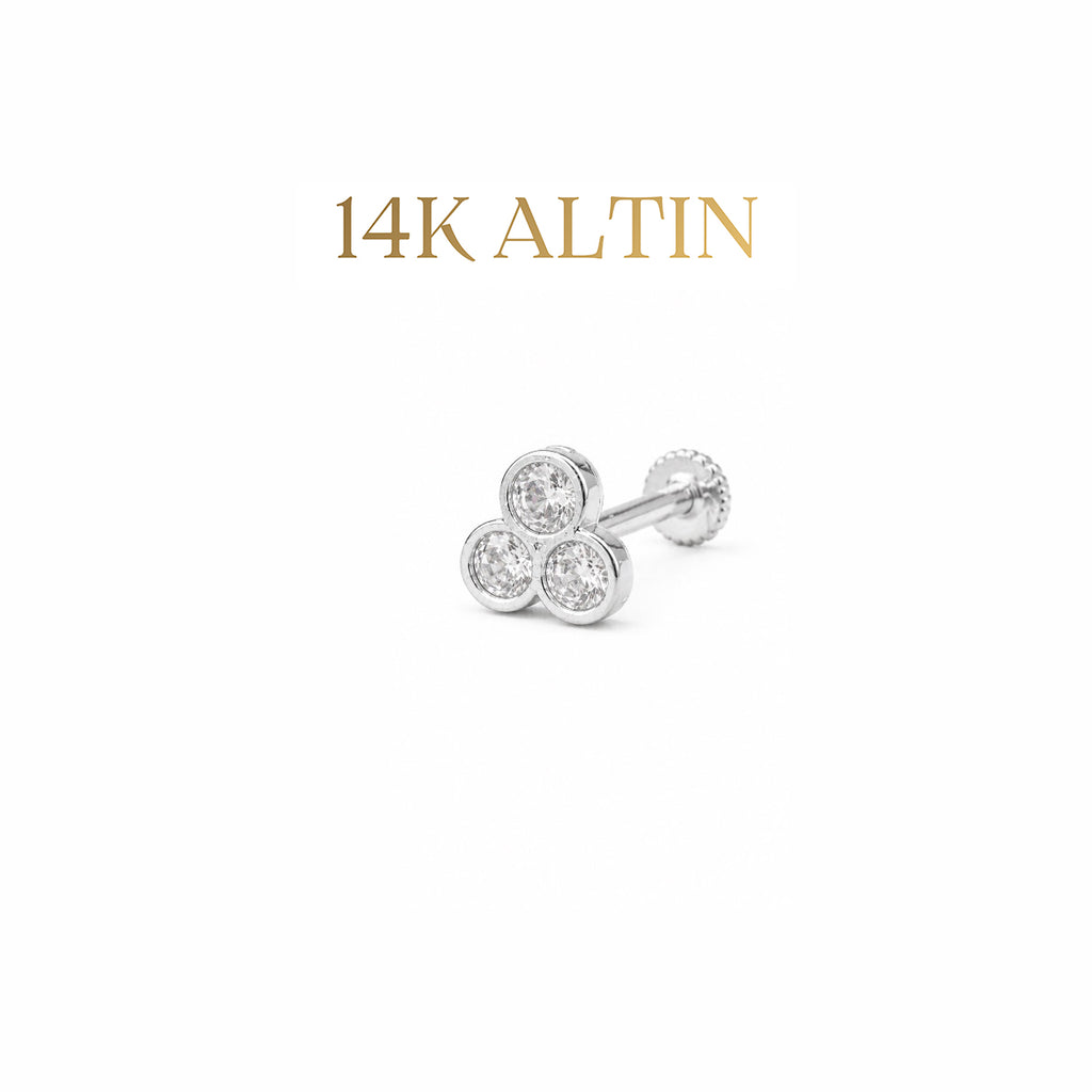 14K Tria Piercing