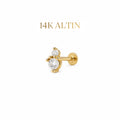 14K Mini Duo Piercing