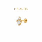 14K Mini Duo Piercing