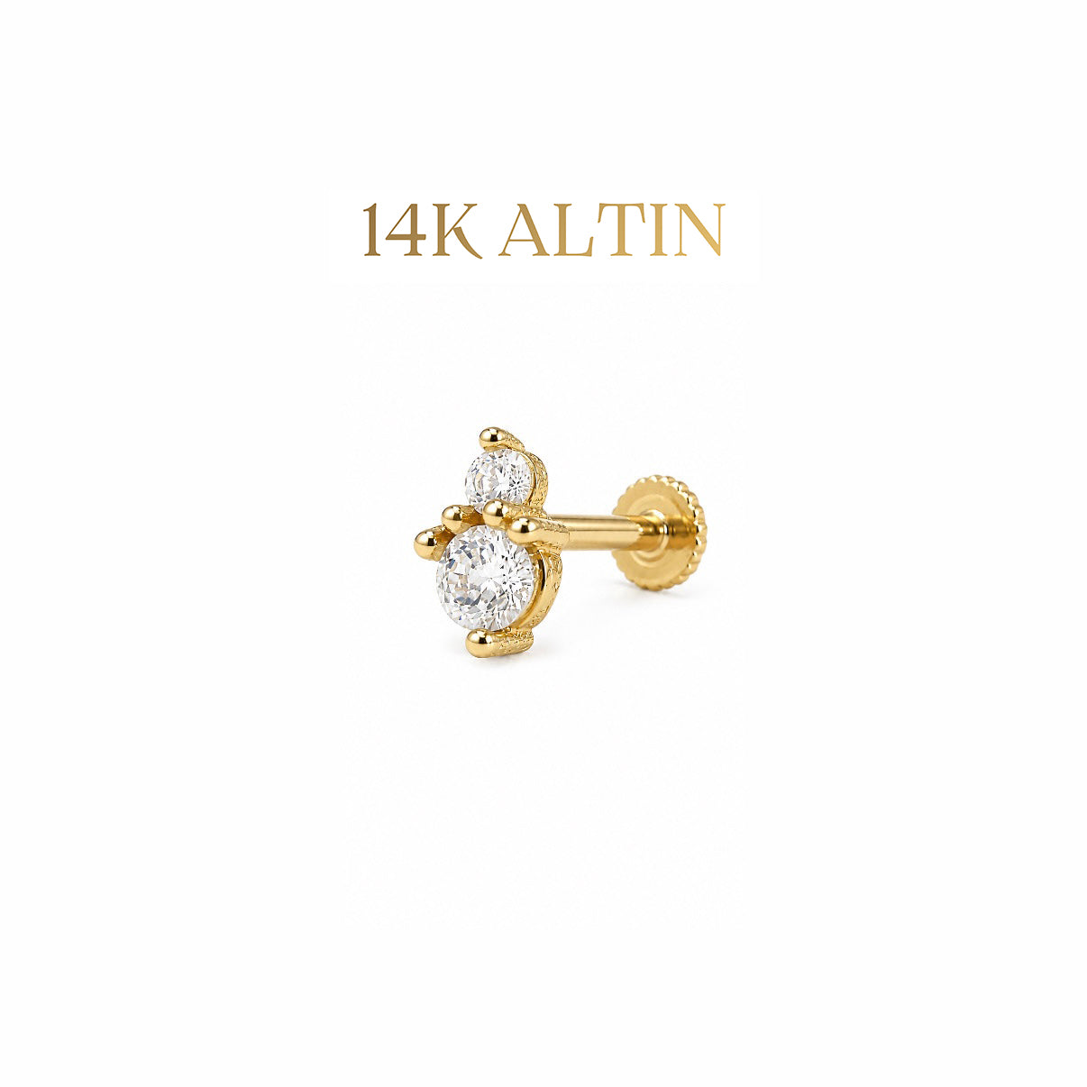 14K Mini Duo Piercing