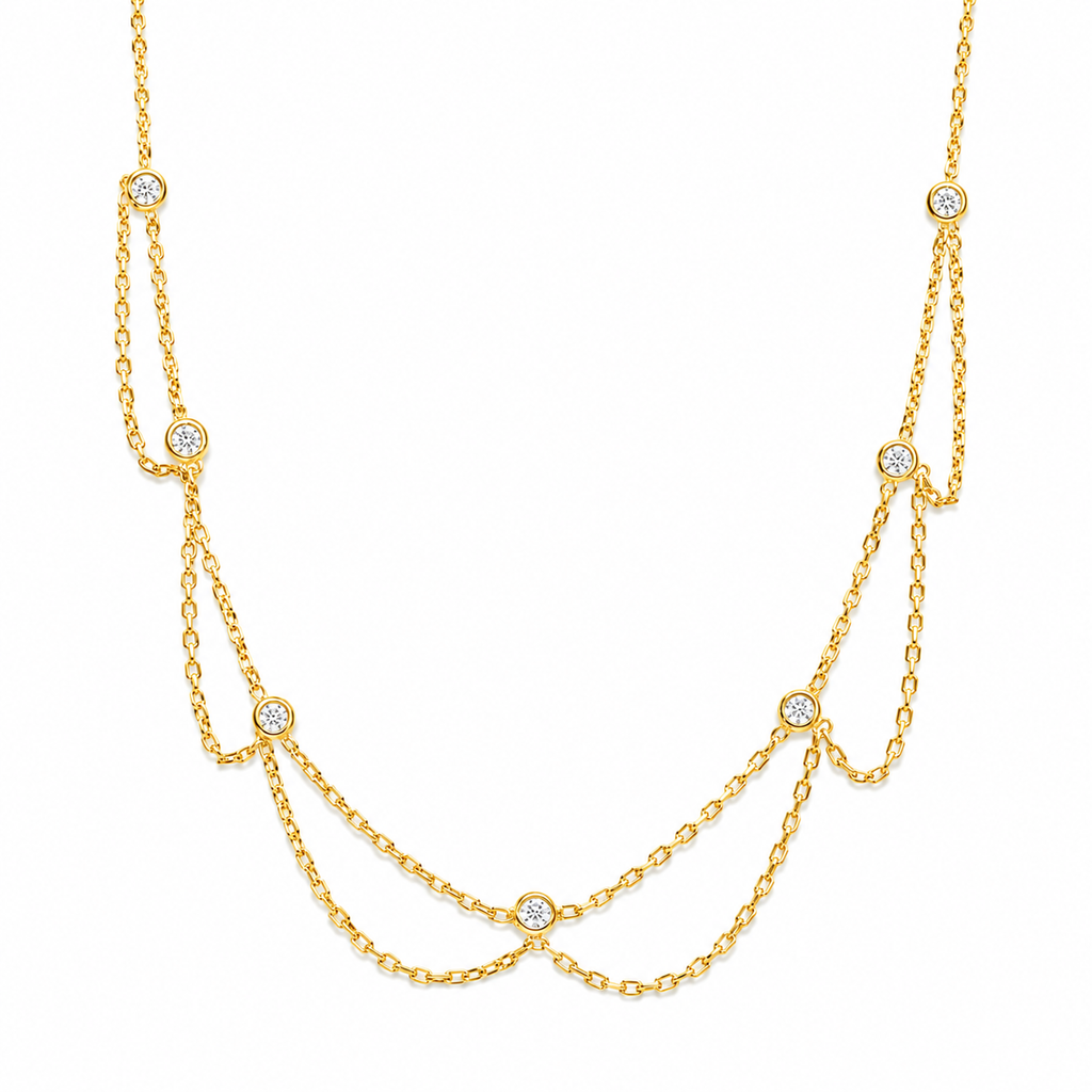 Taşlı Zincir Model Choker