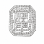 Großer Baguette-Ring