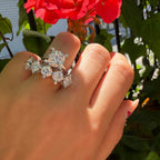 Three Carat Moissanite Solitaire Ring