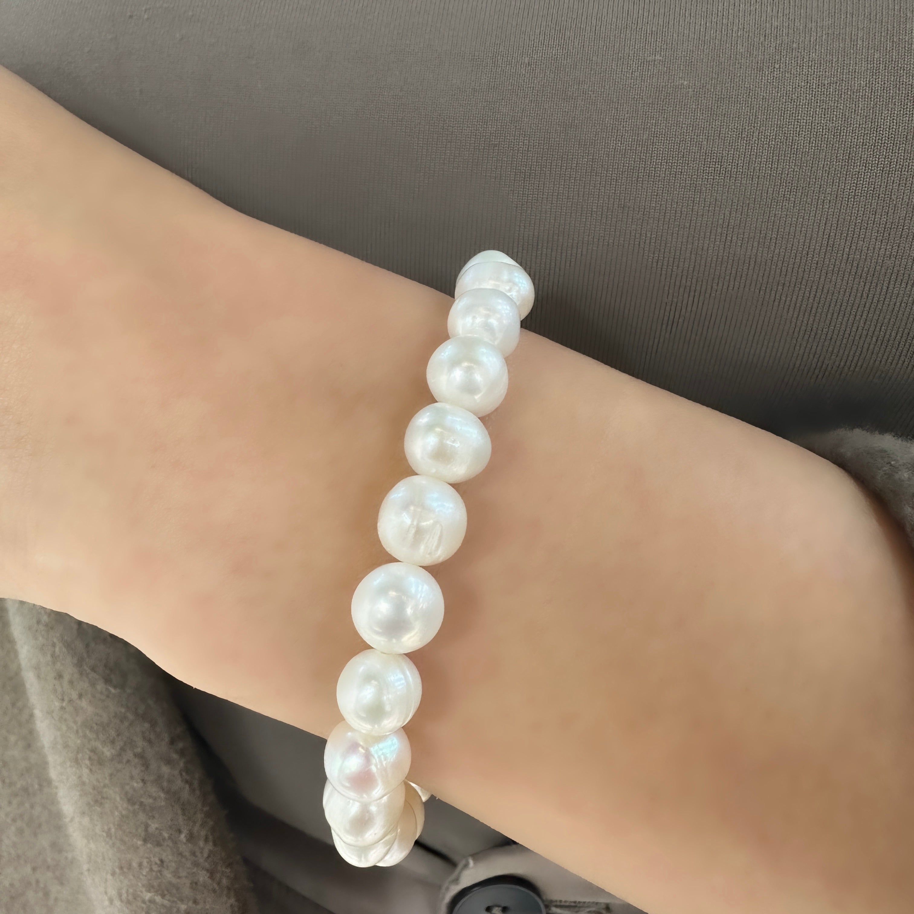 Taşlı Tasarım İnci Bileklik