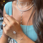 Oval Baget Taşlı Şahmeran