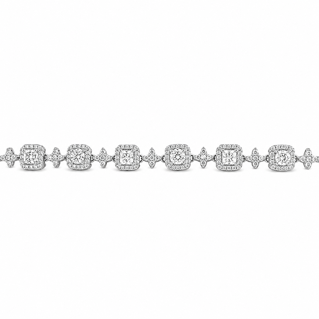 Marquise Stone Baguette Bracelet