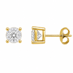 Five mm Solitaire Earring