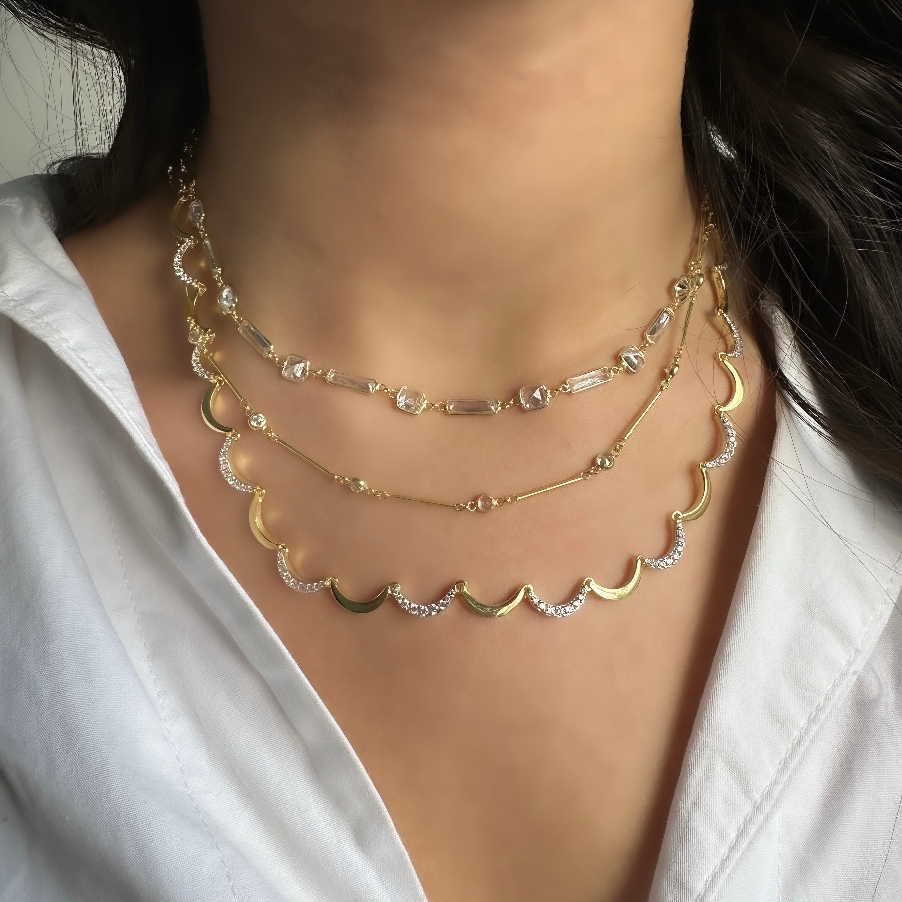 Karışık Taşlı Kolye