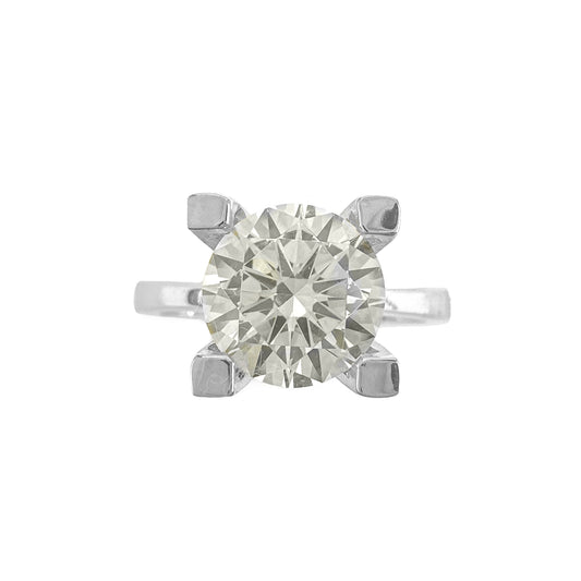 Two Carat Solitaire Ring