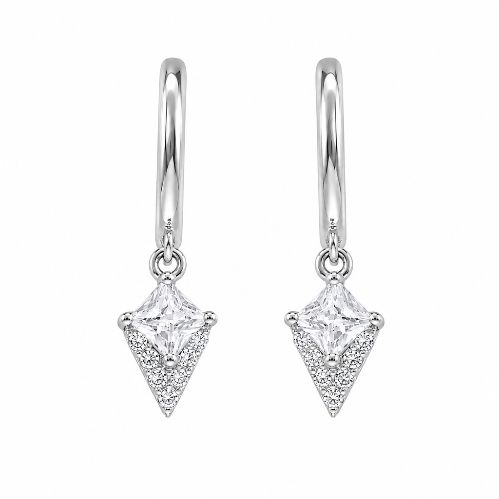 Marquise Hoop Earrings