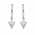 Marquise Hoop Earrings