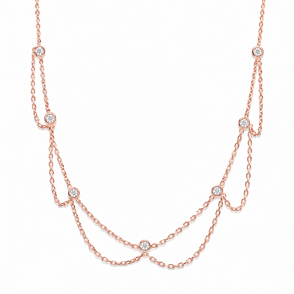 Taşlı Zincir Model Choker