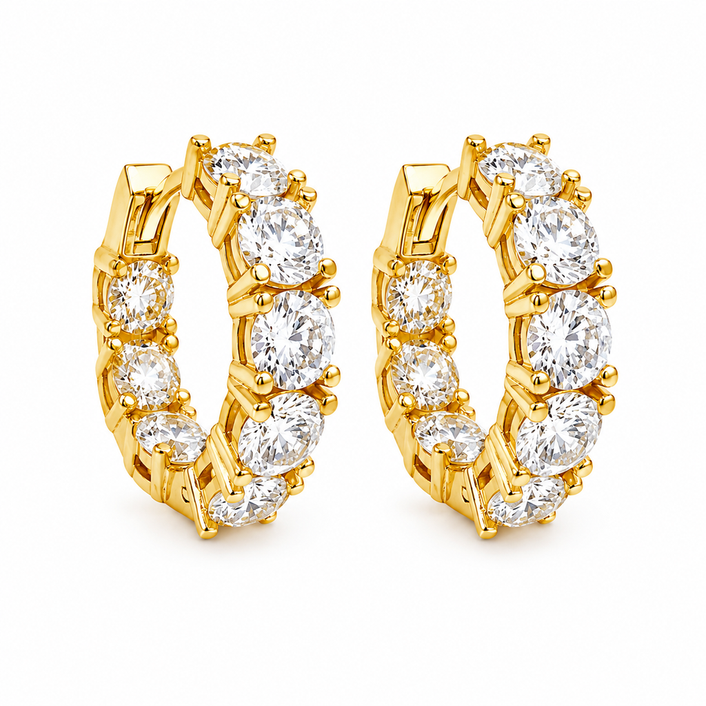 Full Circle Hoop Earrings