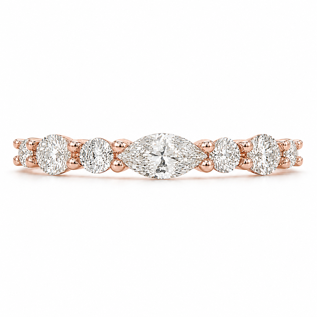 Marquise Cut Eternity Ring