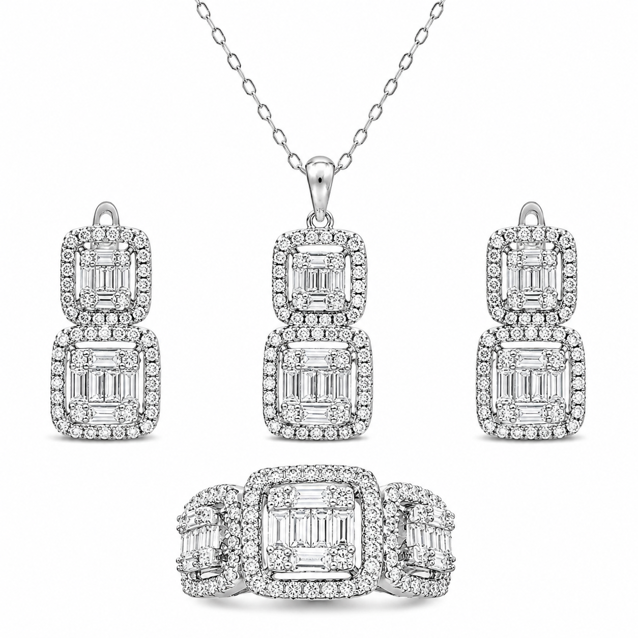 Doppel-Design-Baguette-Set