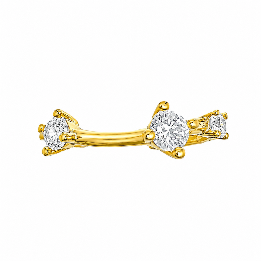 Carla Three Stone Ring