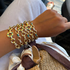 Mineli Taşlı Hollow Bileklik