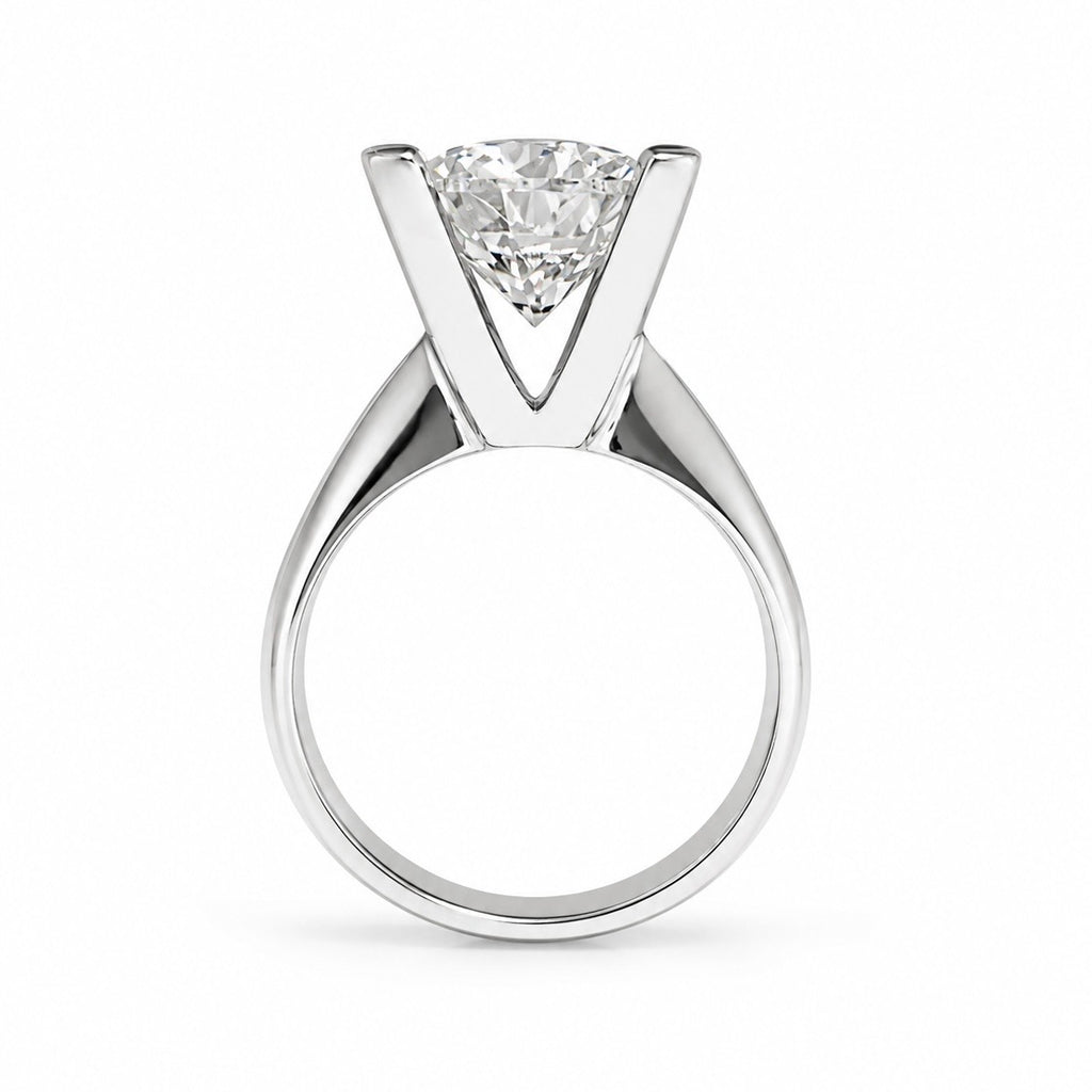 Three Carat Moissanite Solitaire Ring