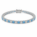3 mm Aqua Steinweg Armband