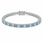 3 mm Aqua Steinweg Armband