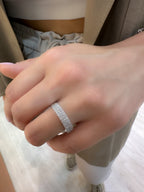 Three Row V Cut Wedding Dress Set