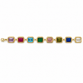 Farbiges Steinarmband