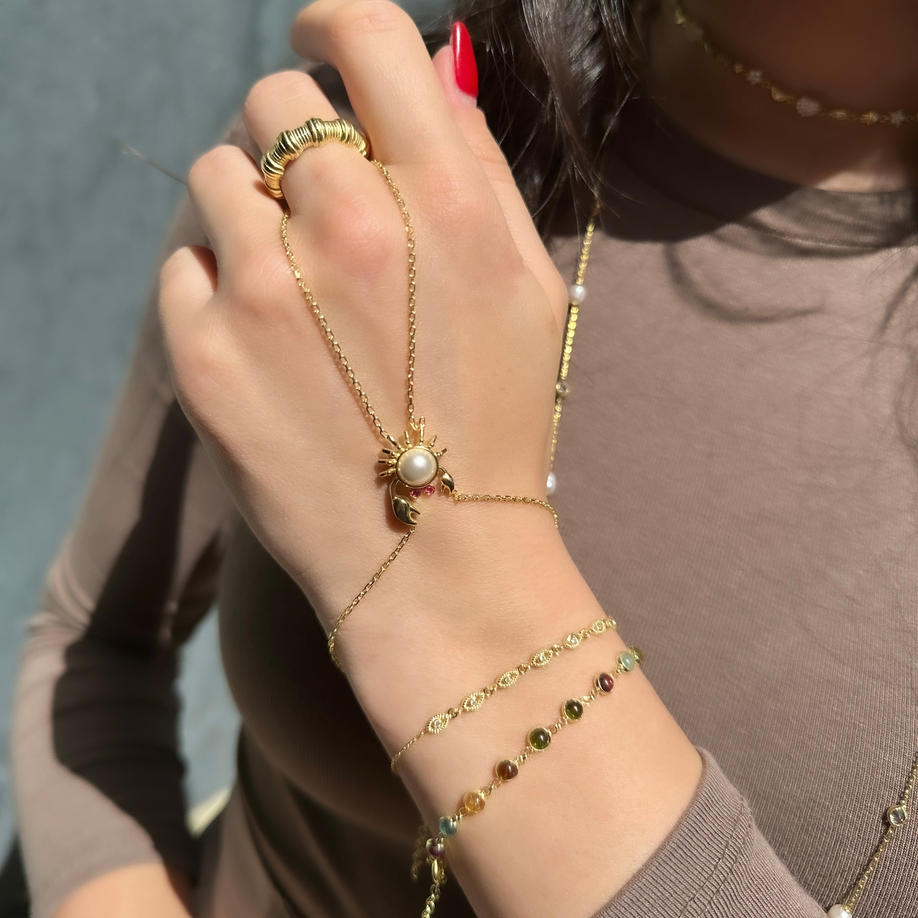 Taşlı Eye Bileklik