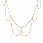 Damla Sallantılı Designer Choker Kolye