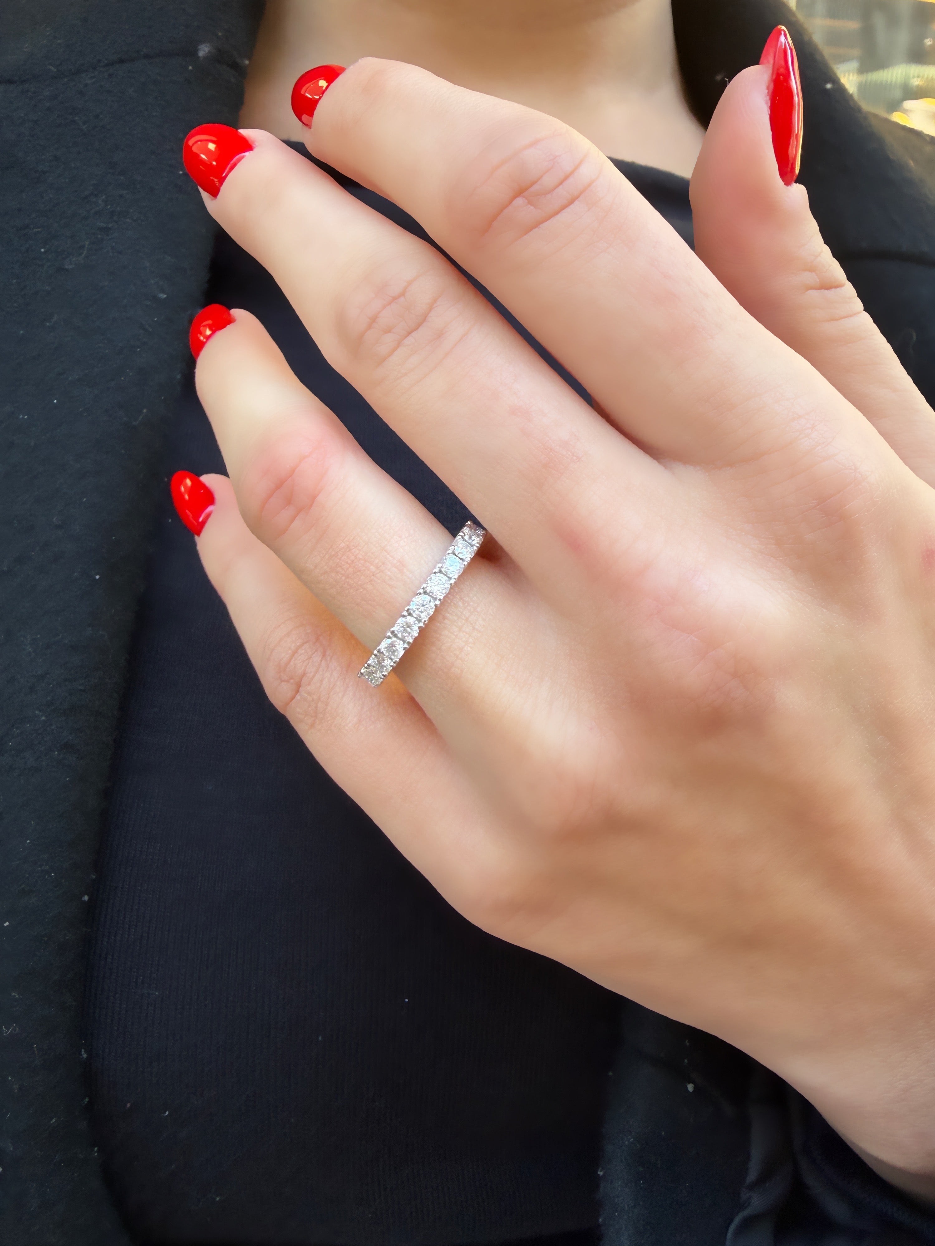 Küçük Taşlı Mozanit Tamtur Yüzük