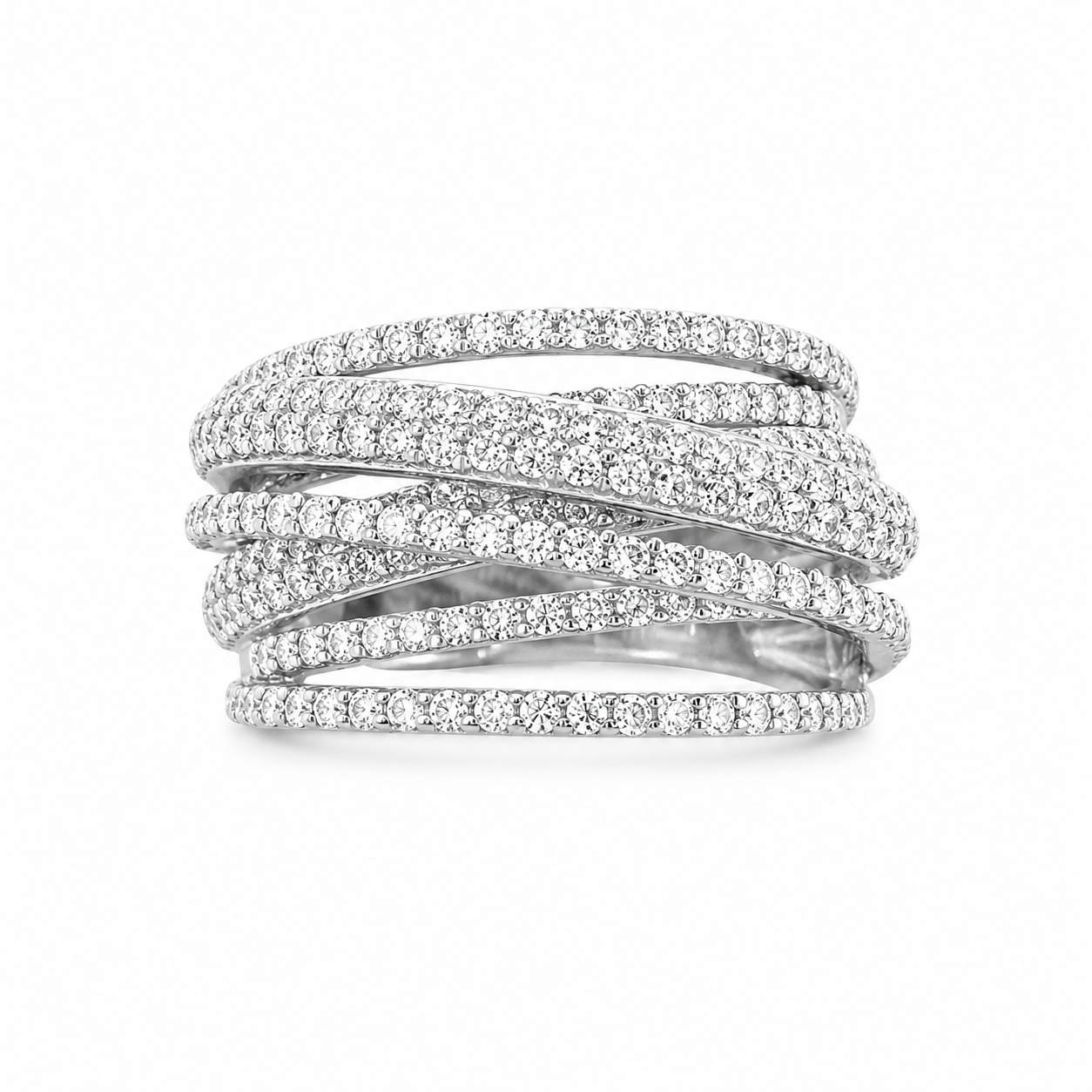 Ring mit Kreuzstein-Design